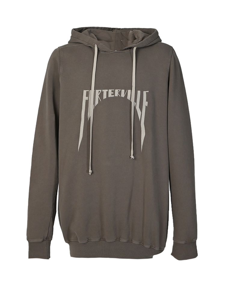 RICK OWENS - HOODIE/RR02D6282/プルオーバーパーカー/ DUST/PEARL 