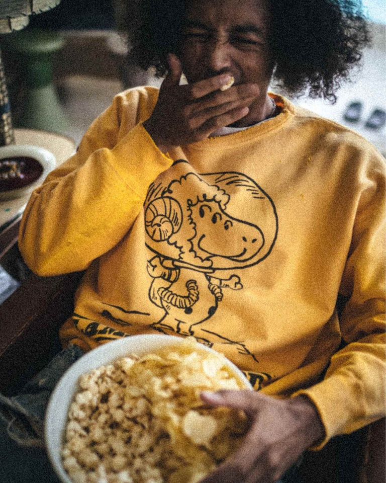 SAINT Mxxxxxx - CRW SWEAT/LMB OF GD/SM-YS8-0000-027/スウェット 