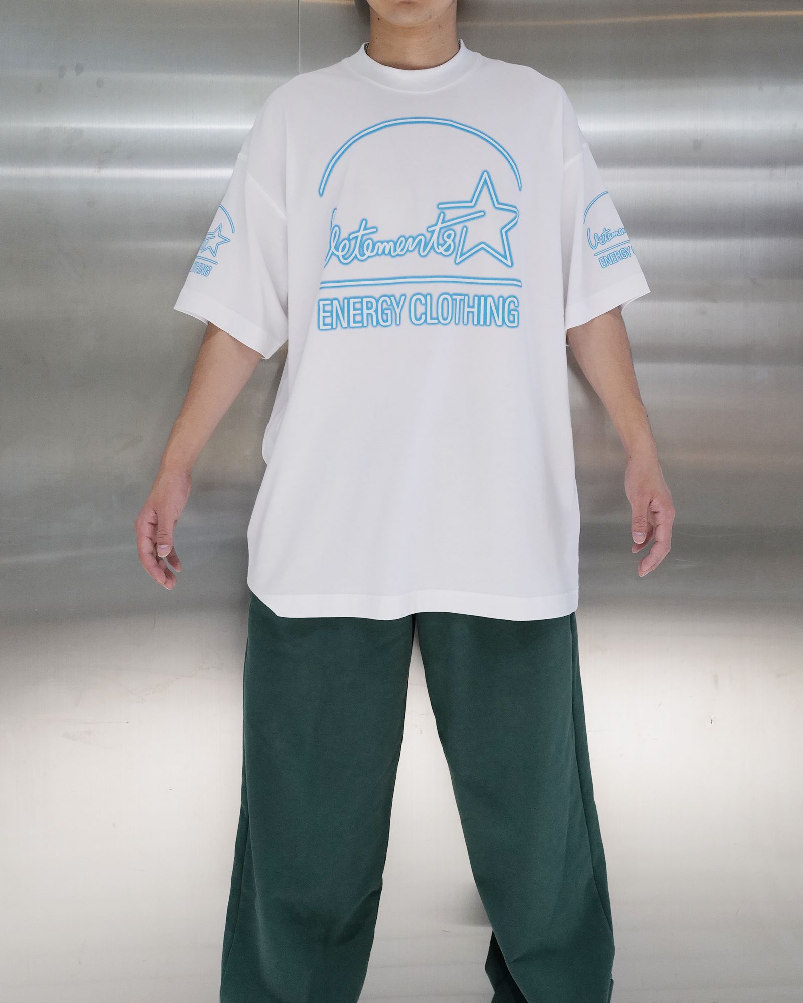 VETEMENTS - Vetements energy T-shirt (ロゴプリントTシャツ) White