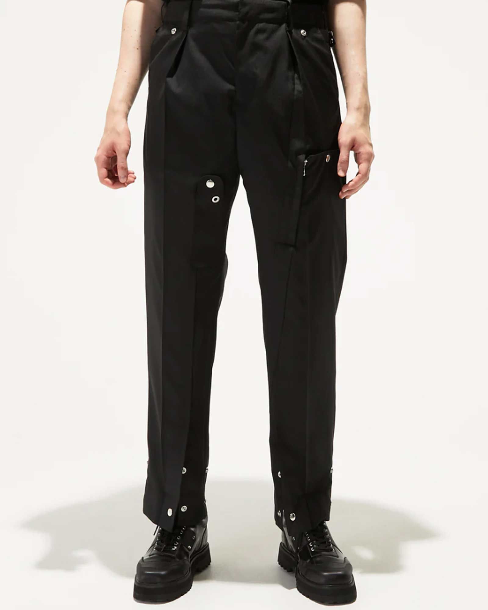 美品 Tamme タム K-2B STRAIGHT SLACKS スラックス-