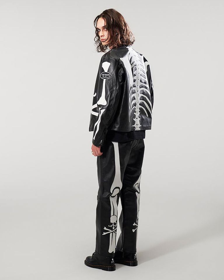 mastermind - VANSON / BONE PANTS/MW24C13-PA100/レザーパンツ/BLACK 