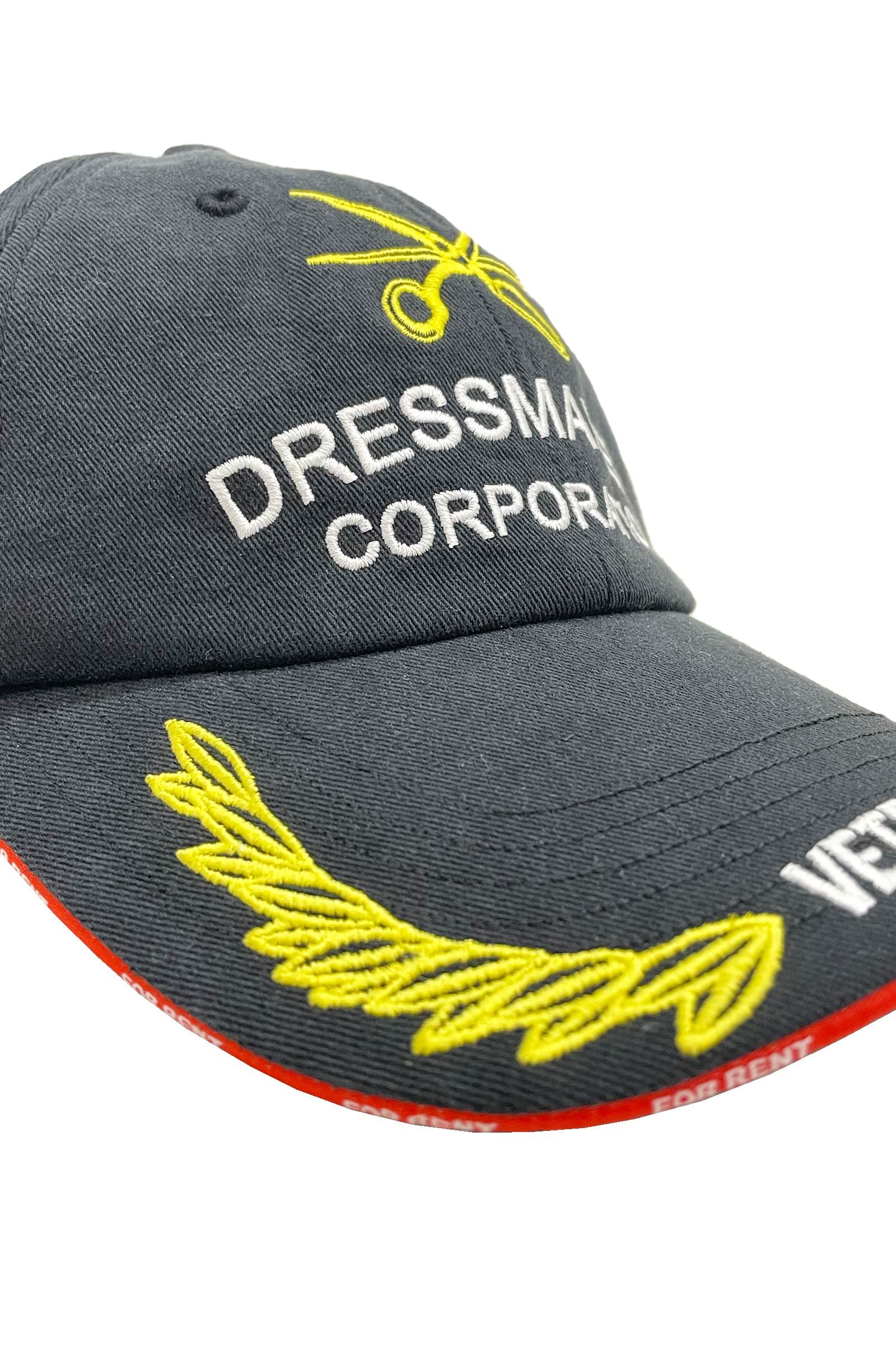 VETEMENTS - Dressmakers corporation cap (ロゴキャップ) Black