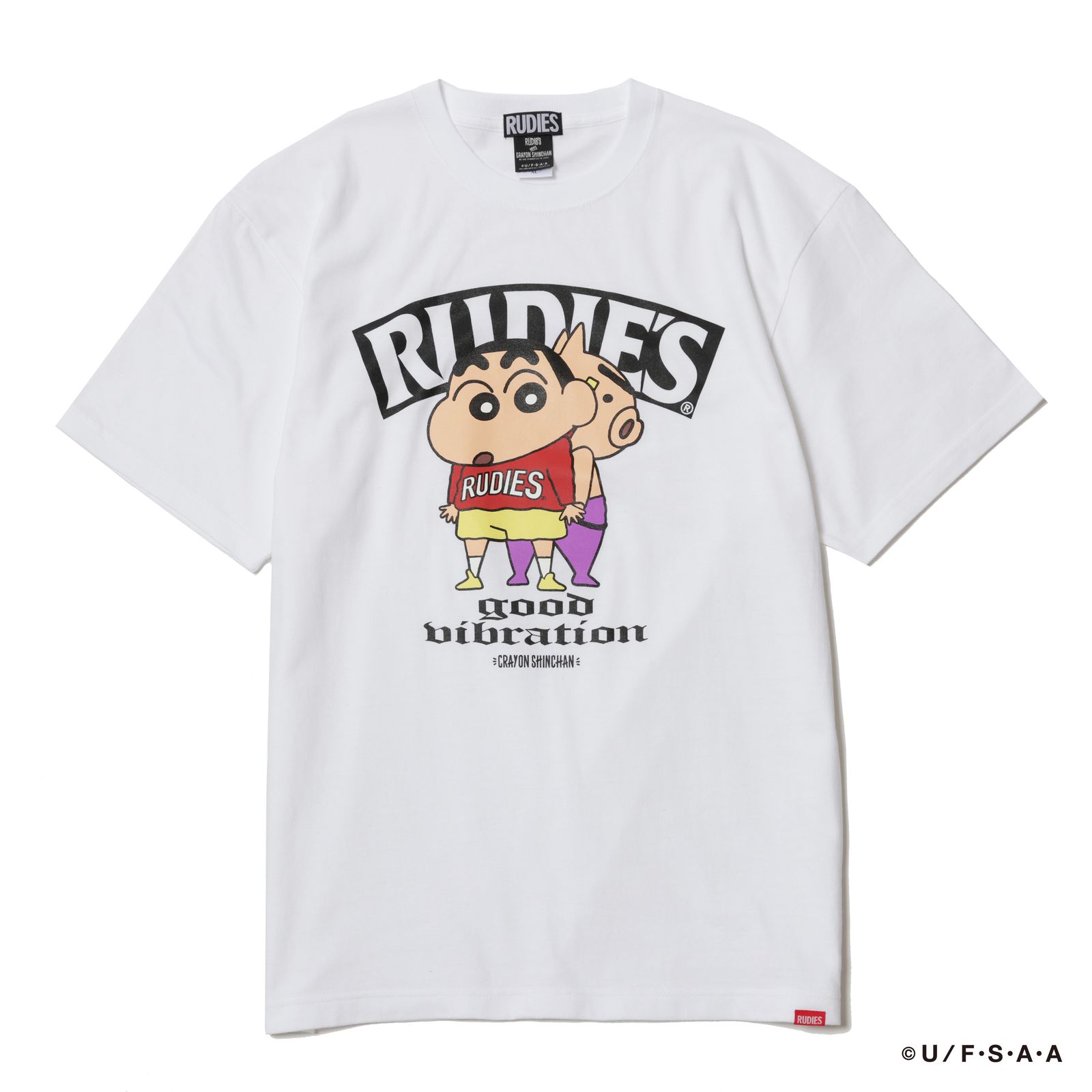 RUDIE'SxCRAYON SHINCHAN BACK TO BACK TEE