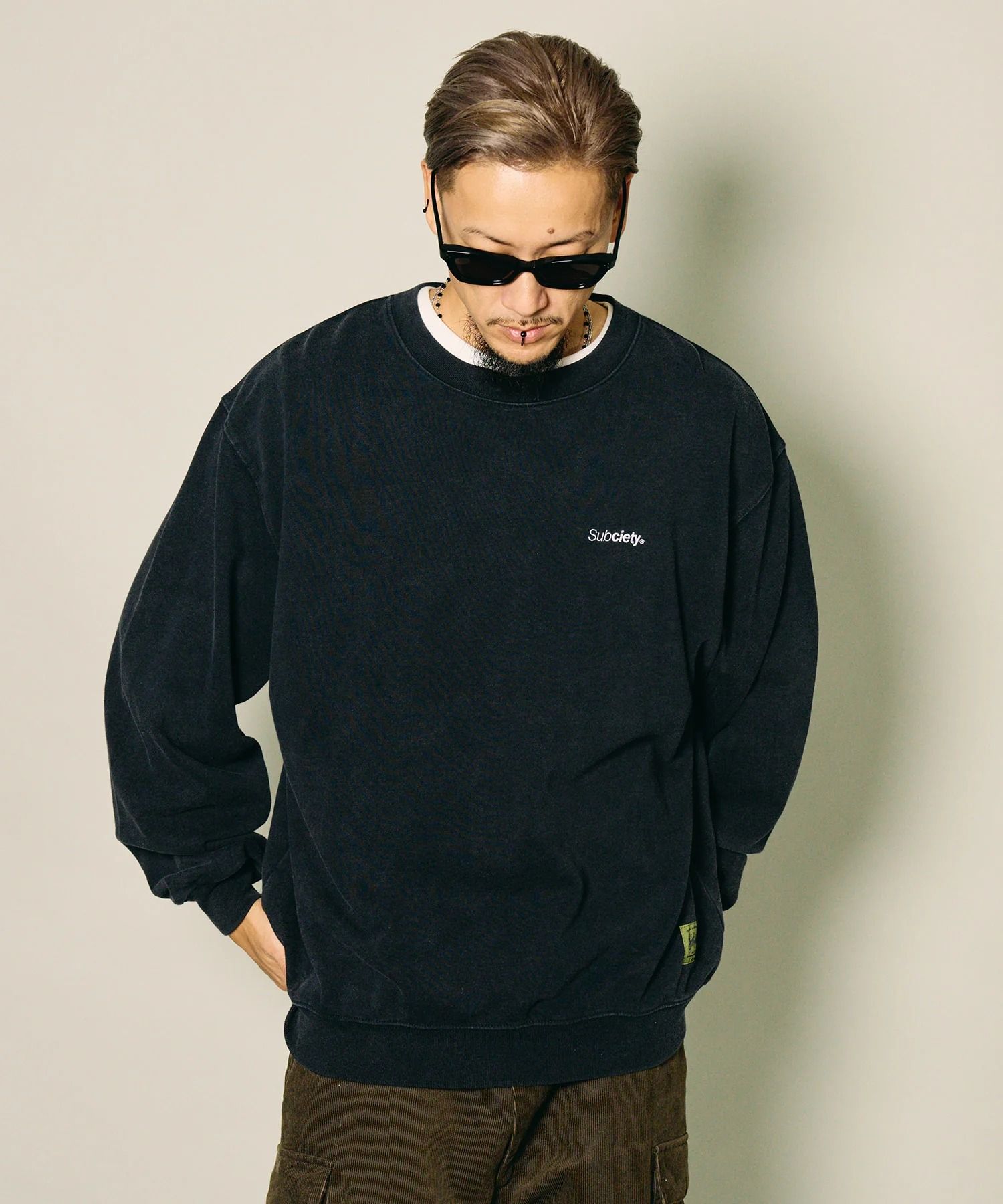 Fade wash sweat shirt