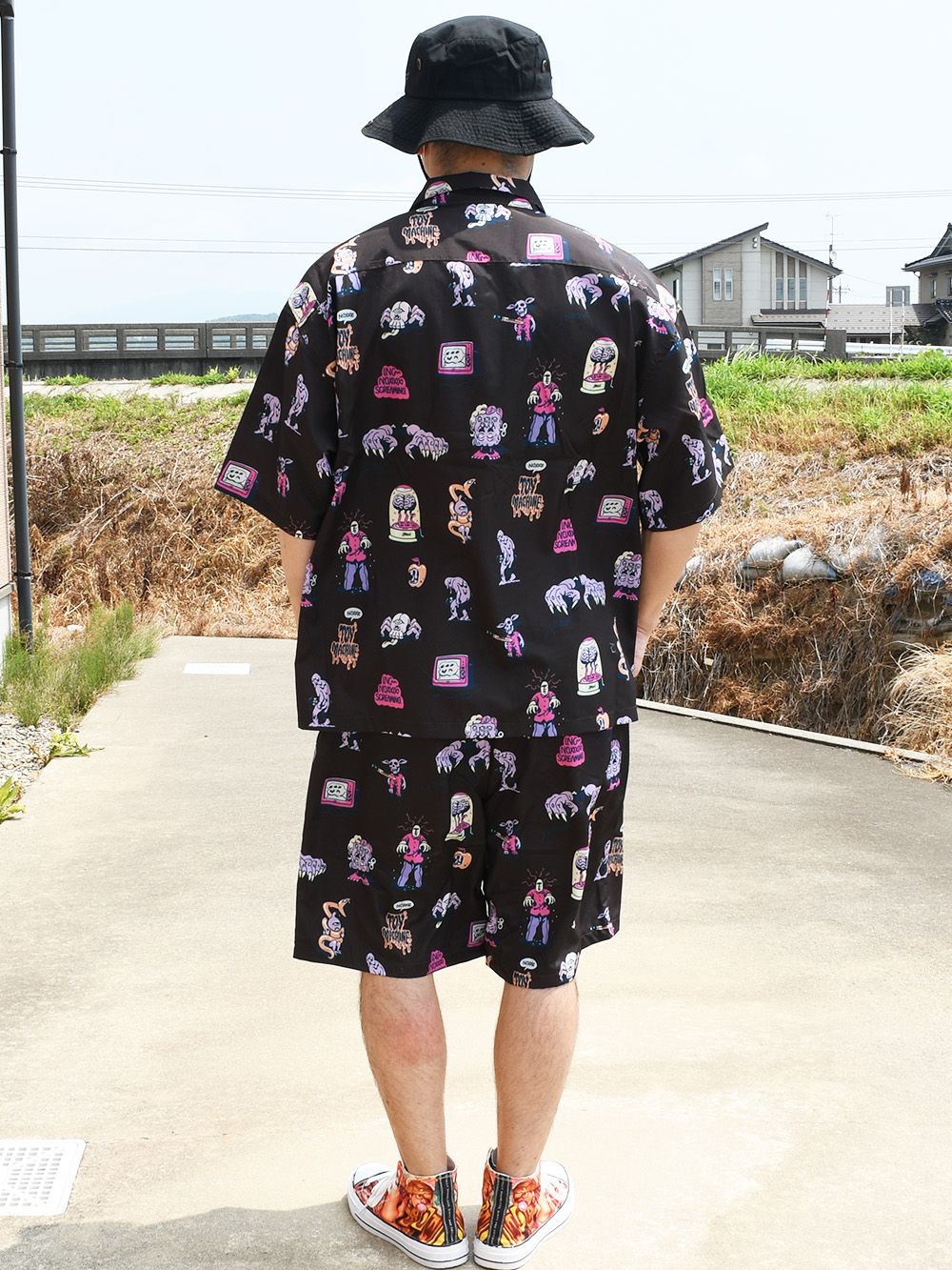 YOZI TOYMACHINE DRY PRINT-SHORTS