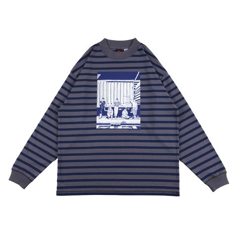 UNDERAGE BORDER LONG-SLEEVE