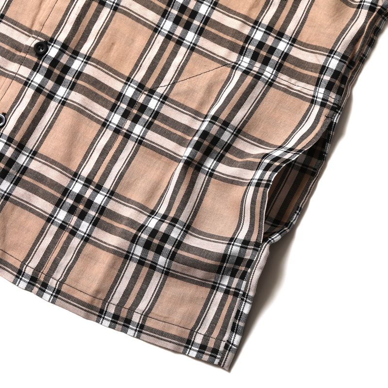 BLACK HEART CHECK-SHIRTS