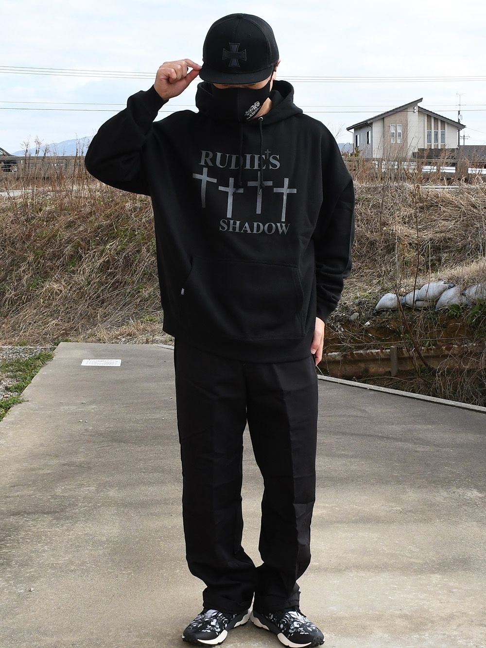 CROSSES -BIG SILHOUETTE PARKA