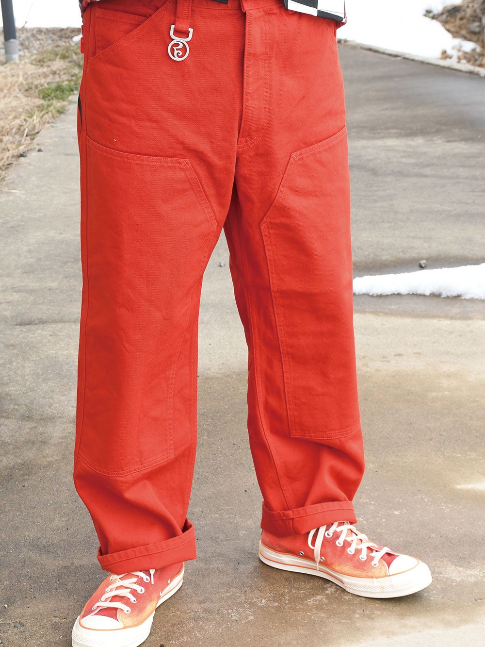 DYED PAINTER-PANTS