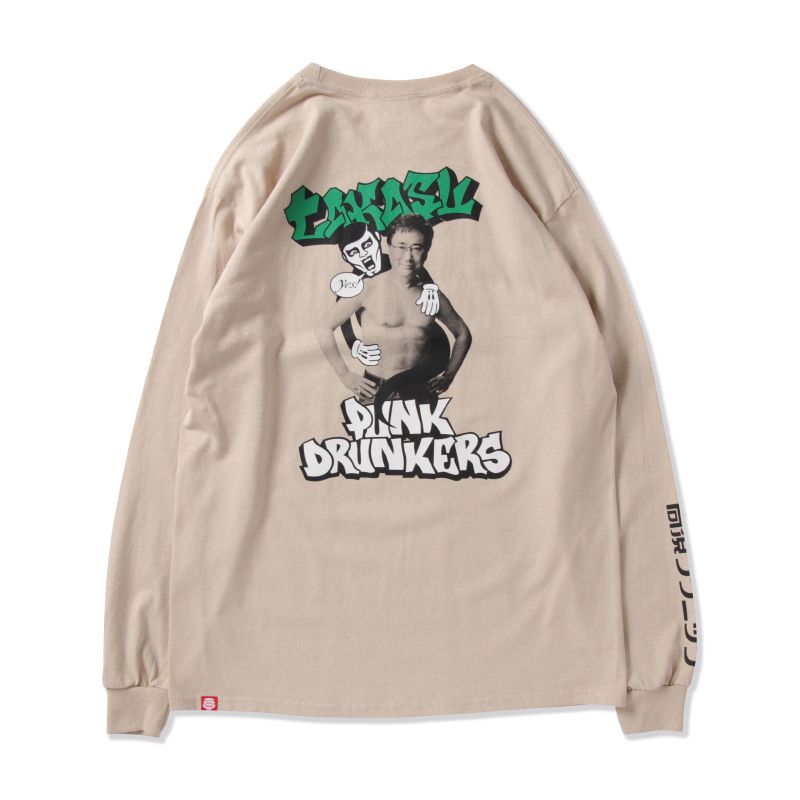 ロング Tシャツ XXL 未使用 punkdrunkers 重量挙げ ロンTアメカジ