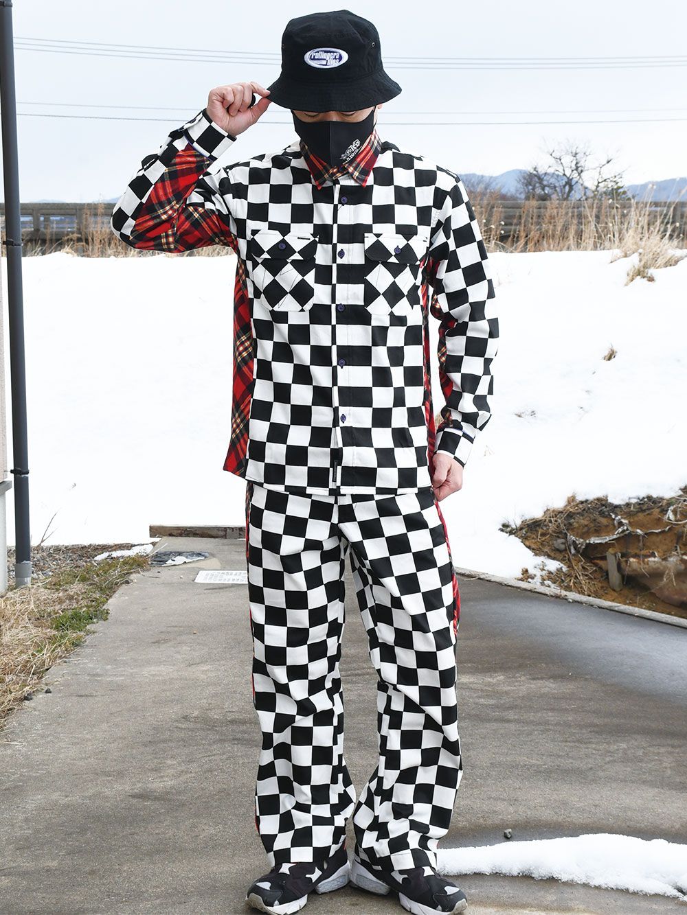 CHECKER FLAG-SHIRT