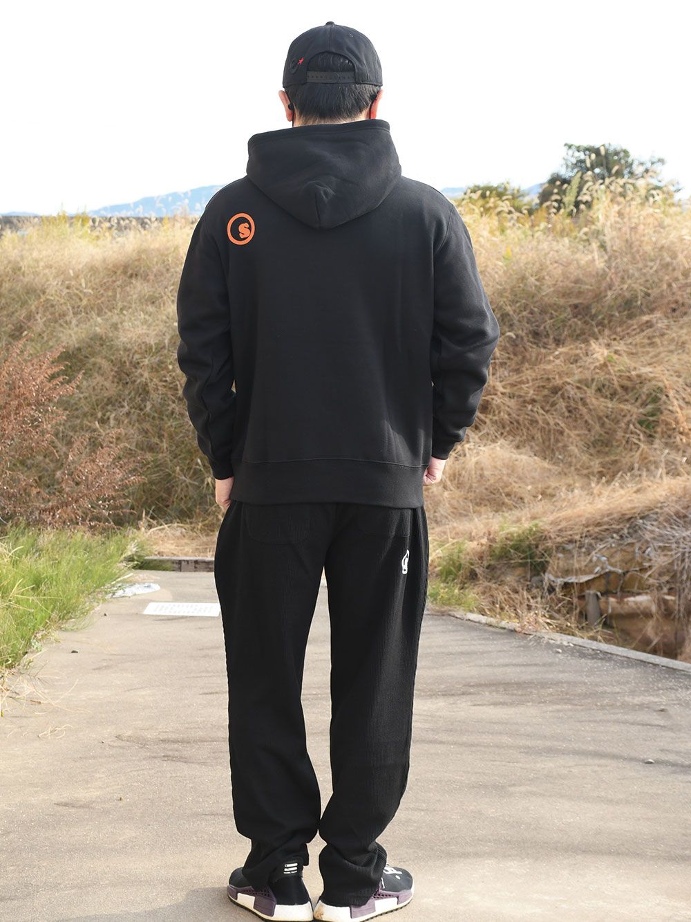 sd waffle relax pants
