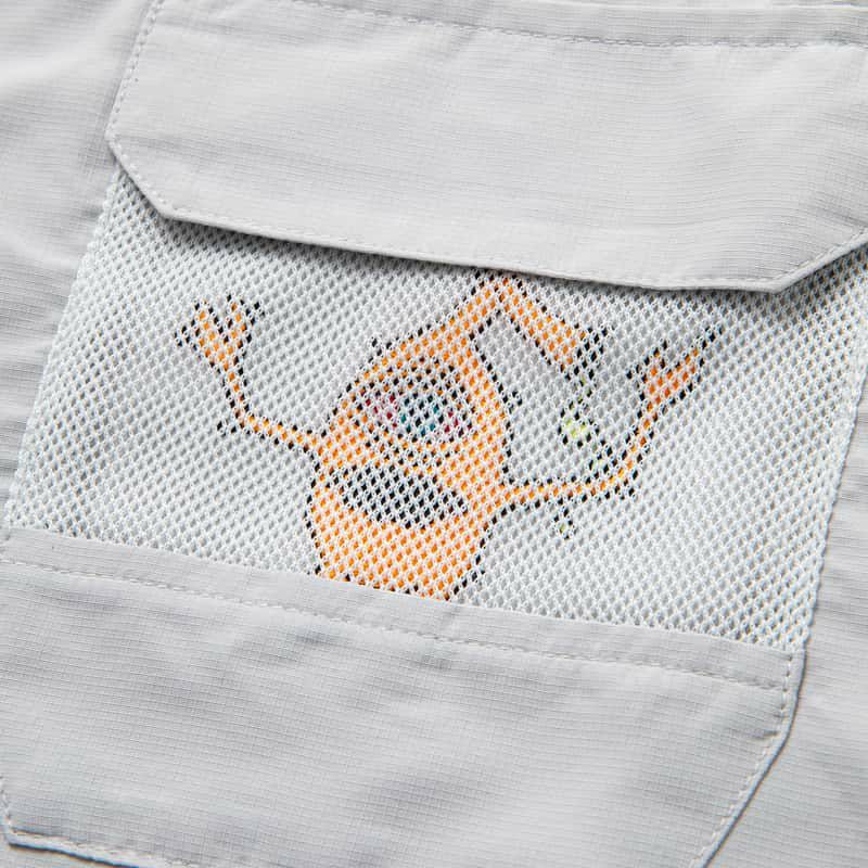 SECT MESH POCKET MINI RIP STOP WORK-SHIRTS
