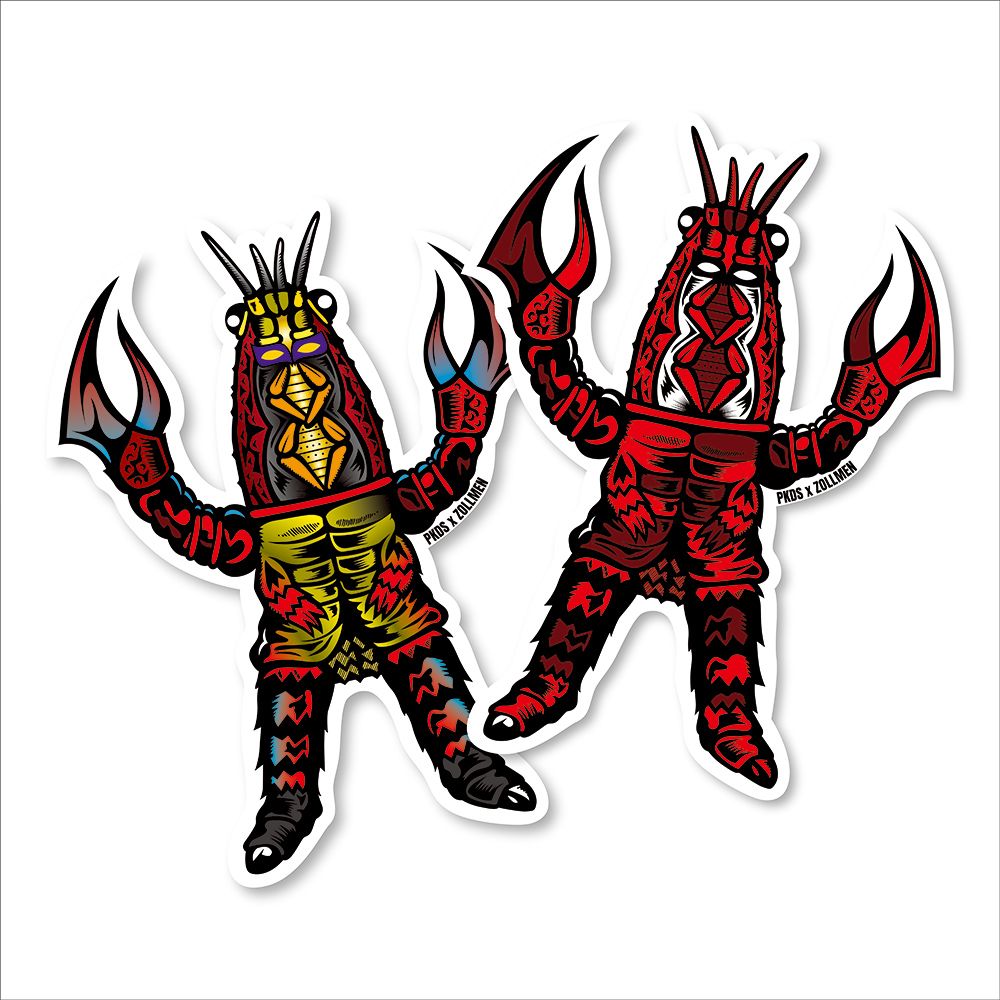 ［PDSxZOLLMEN］ステッカー / ザリガニ