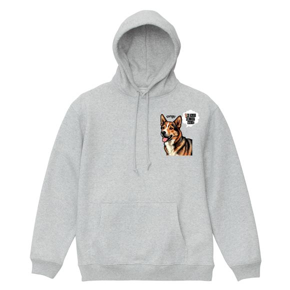 dogtalksbullshitwalks hoody 8.3oz 裏起毛