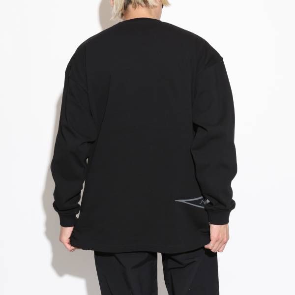SHARK TEETH -BIG SILHOUETTE LS TEE