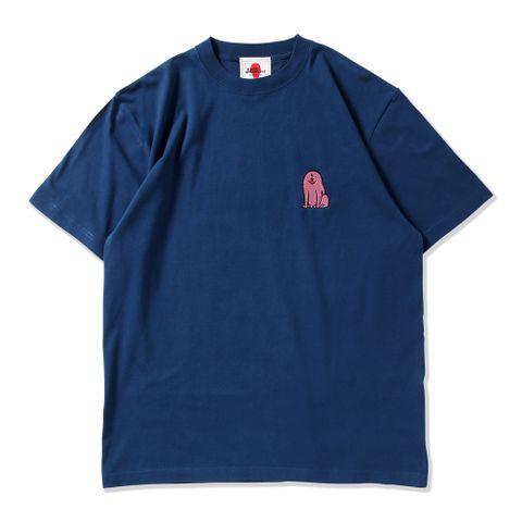 刺繍犬TEE
