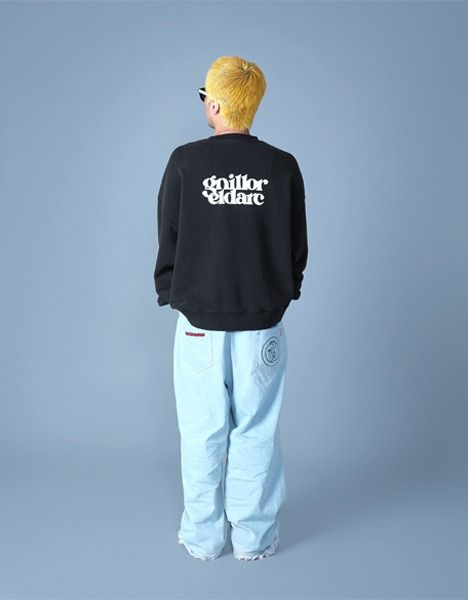 CREAM NERVOUS CREW-NECK