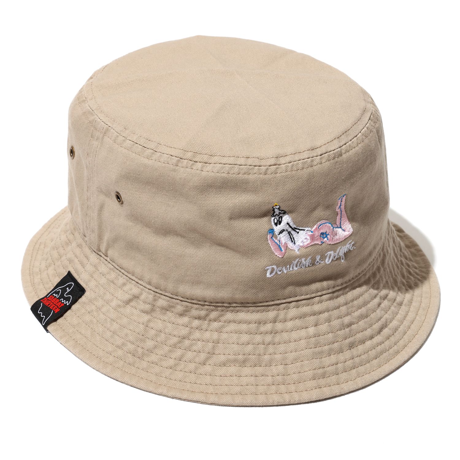 SPOOKY GIRL BUCKET-HAT