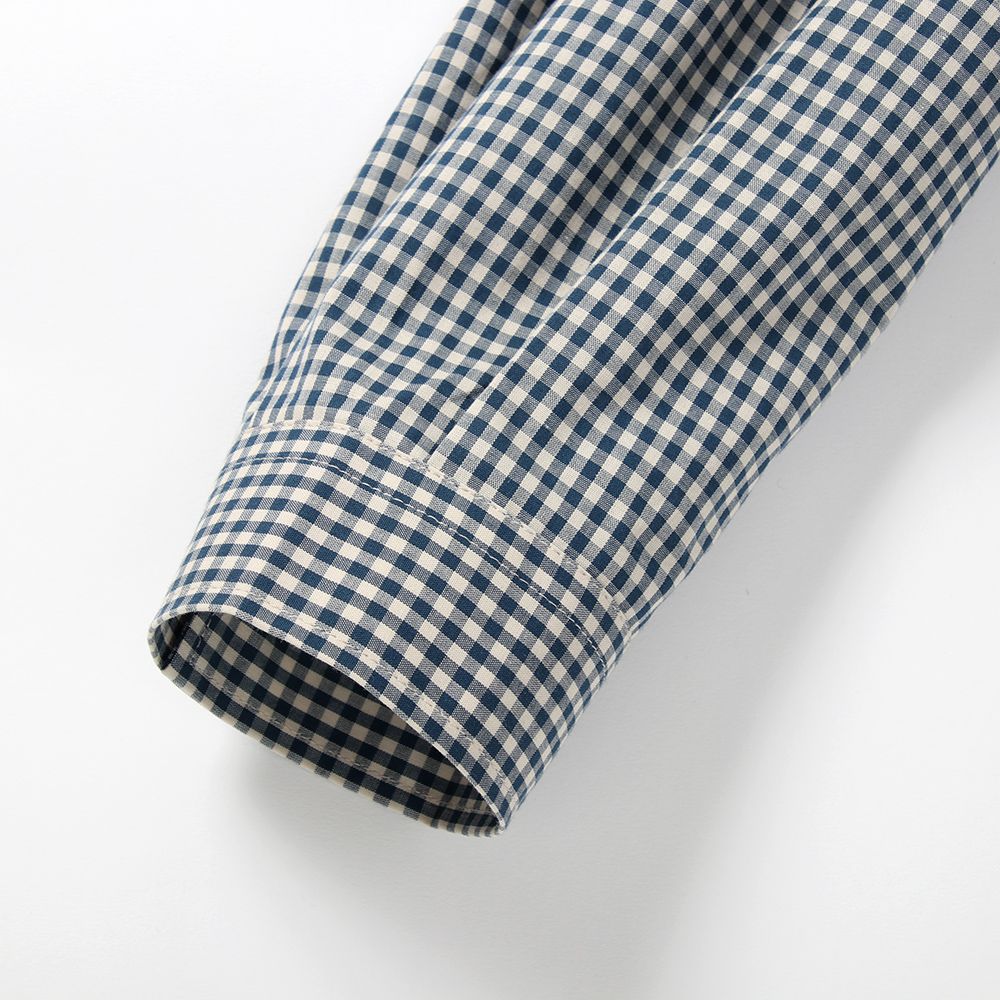 ギンガムチェックイズシャツ