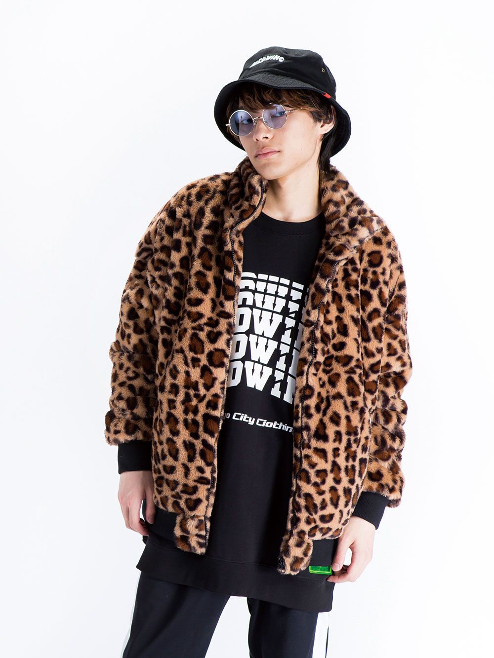 R.A.M Leopard Fur Jacket