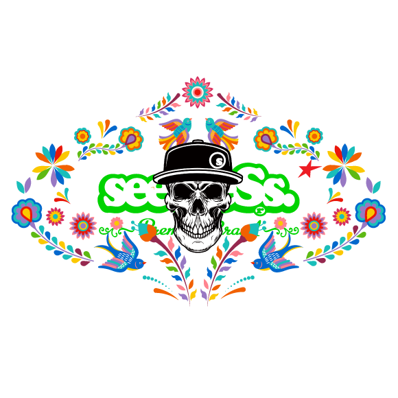 Mex Art & skull s/s tee