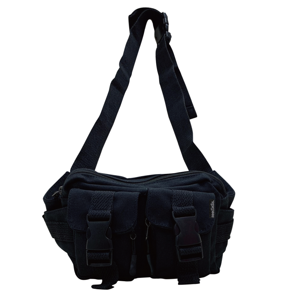 sd blk/wht body bag