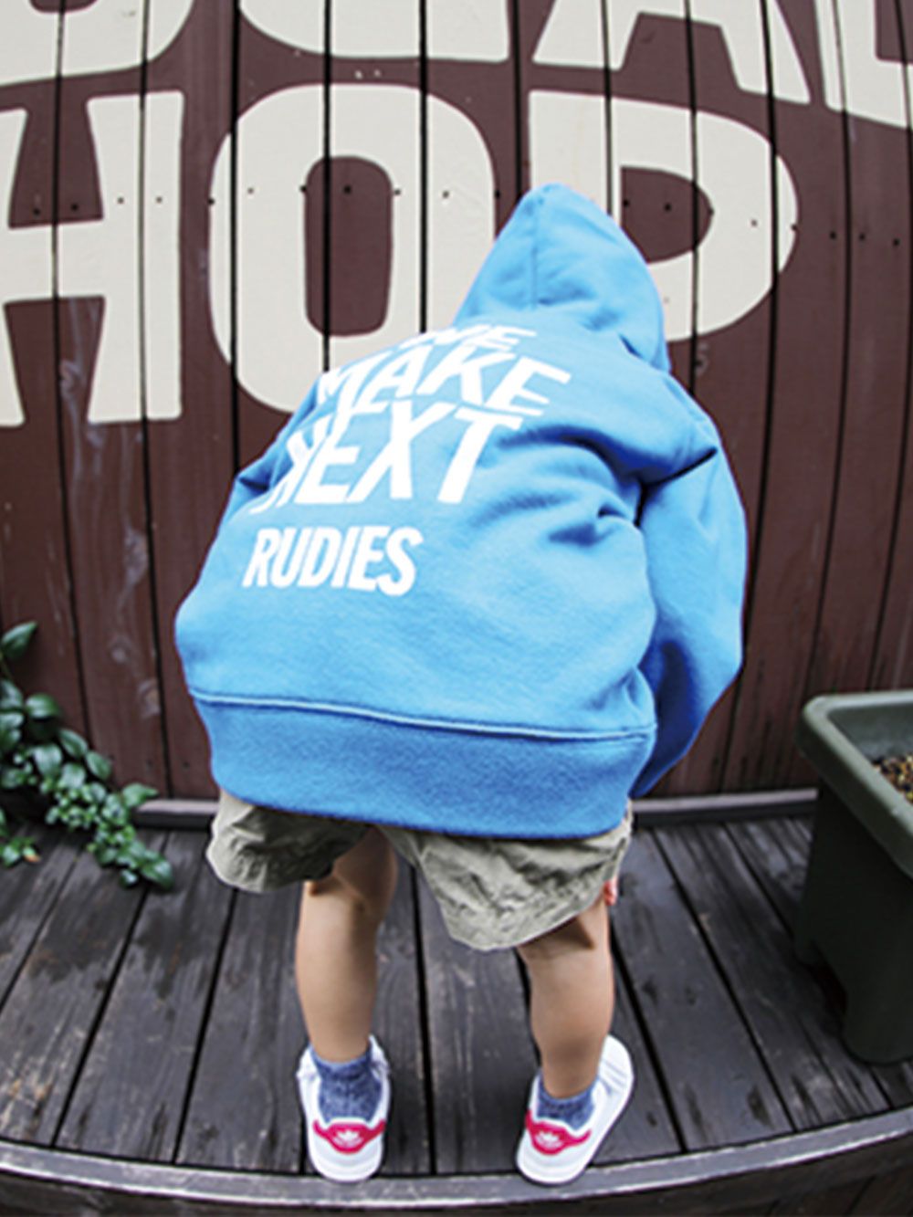 KIDS SLICK HOOD-SWEAT