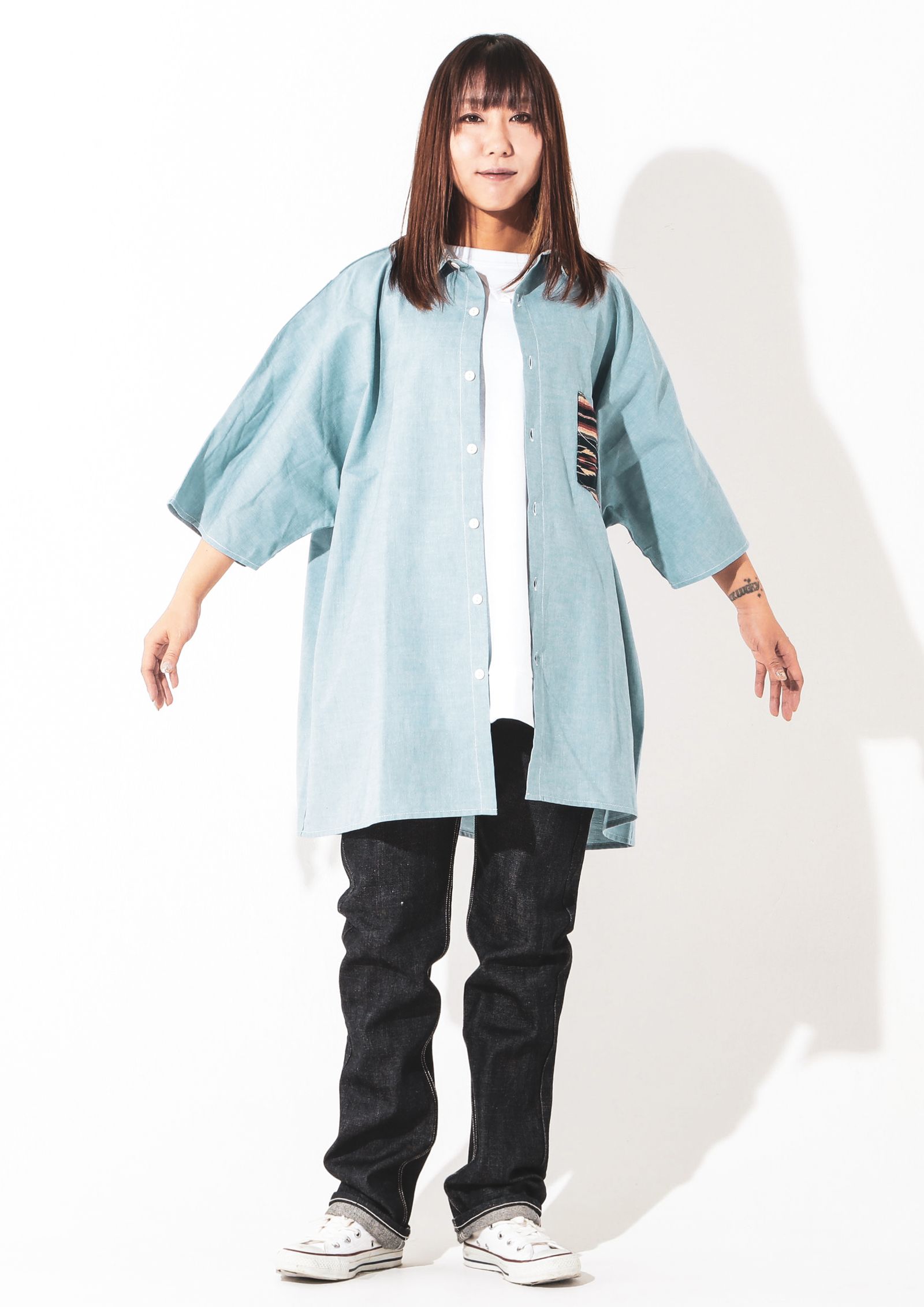 BIG DOLMAN SHIRTS - Dungaree