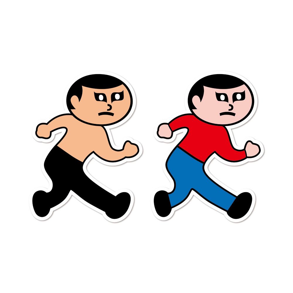 ステッカー / 飛び出しあいつ