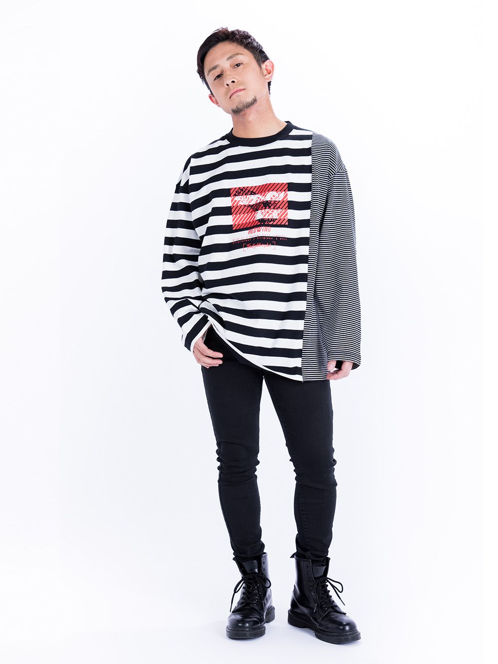 C/C Border L/S T-shirt