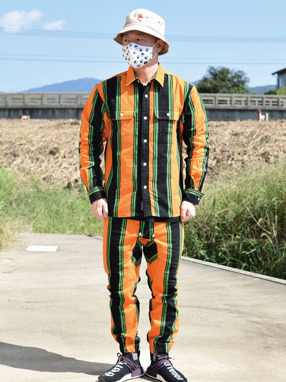 STRIPE CORDUROY-SHIRT