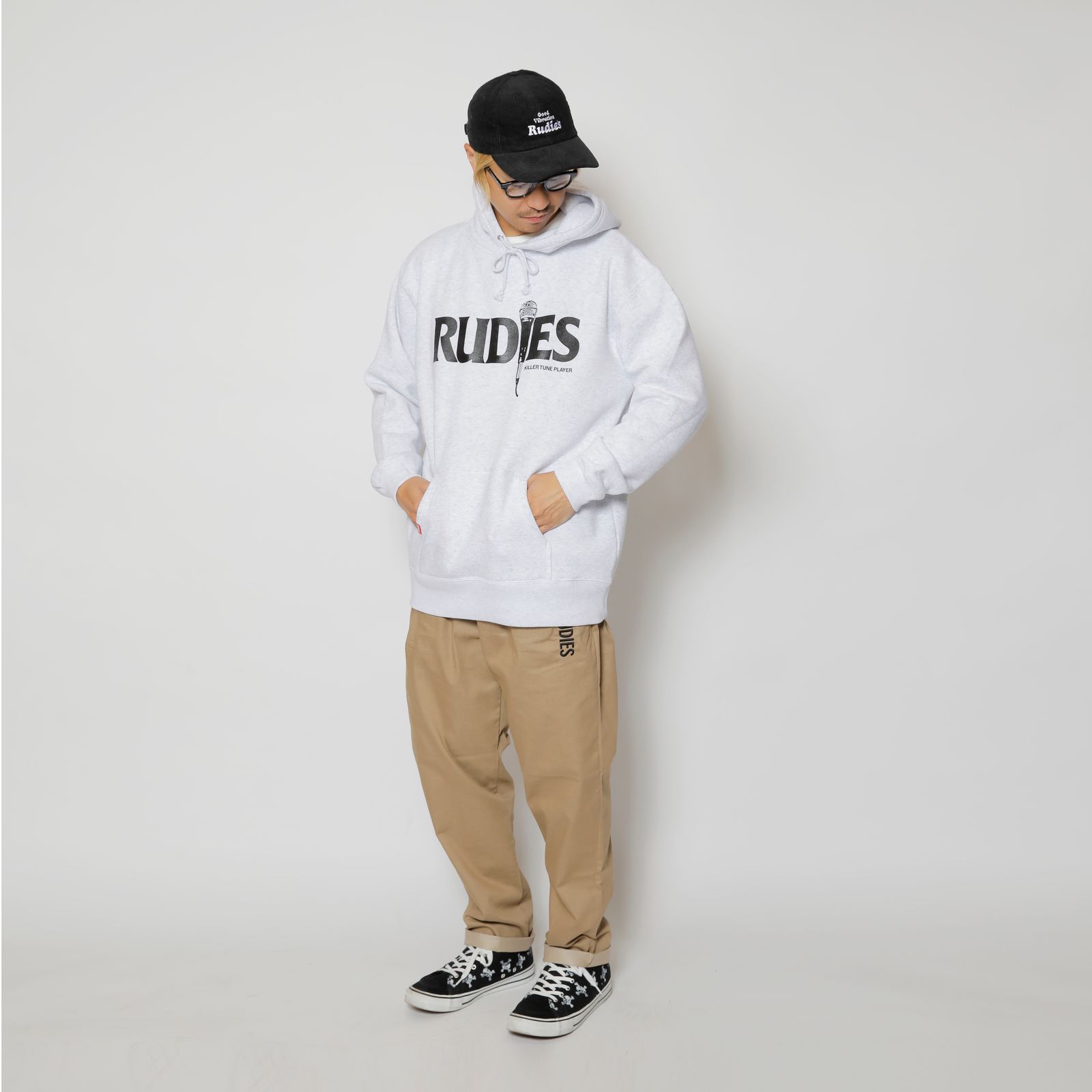 MICROPHONE SLICK HOOD-SWEAT