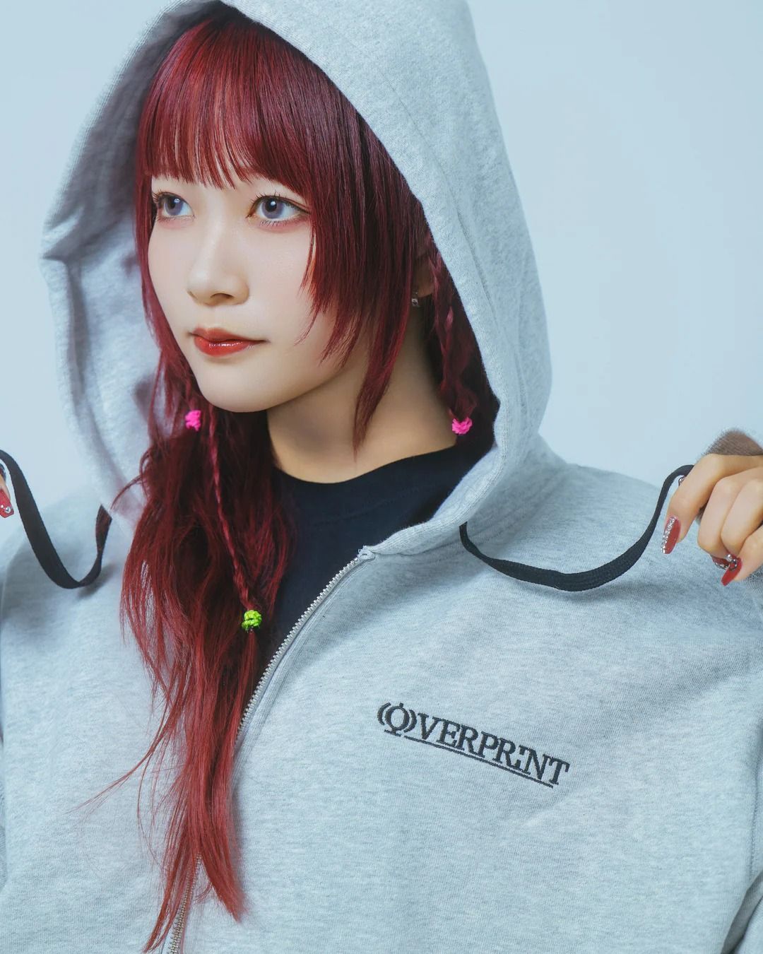 OVERPRINT Zip Hoodie