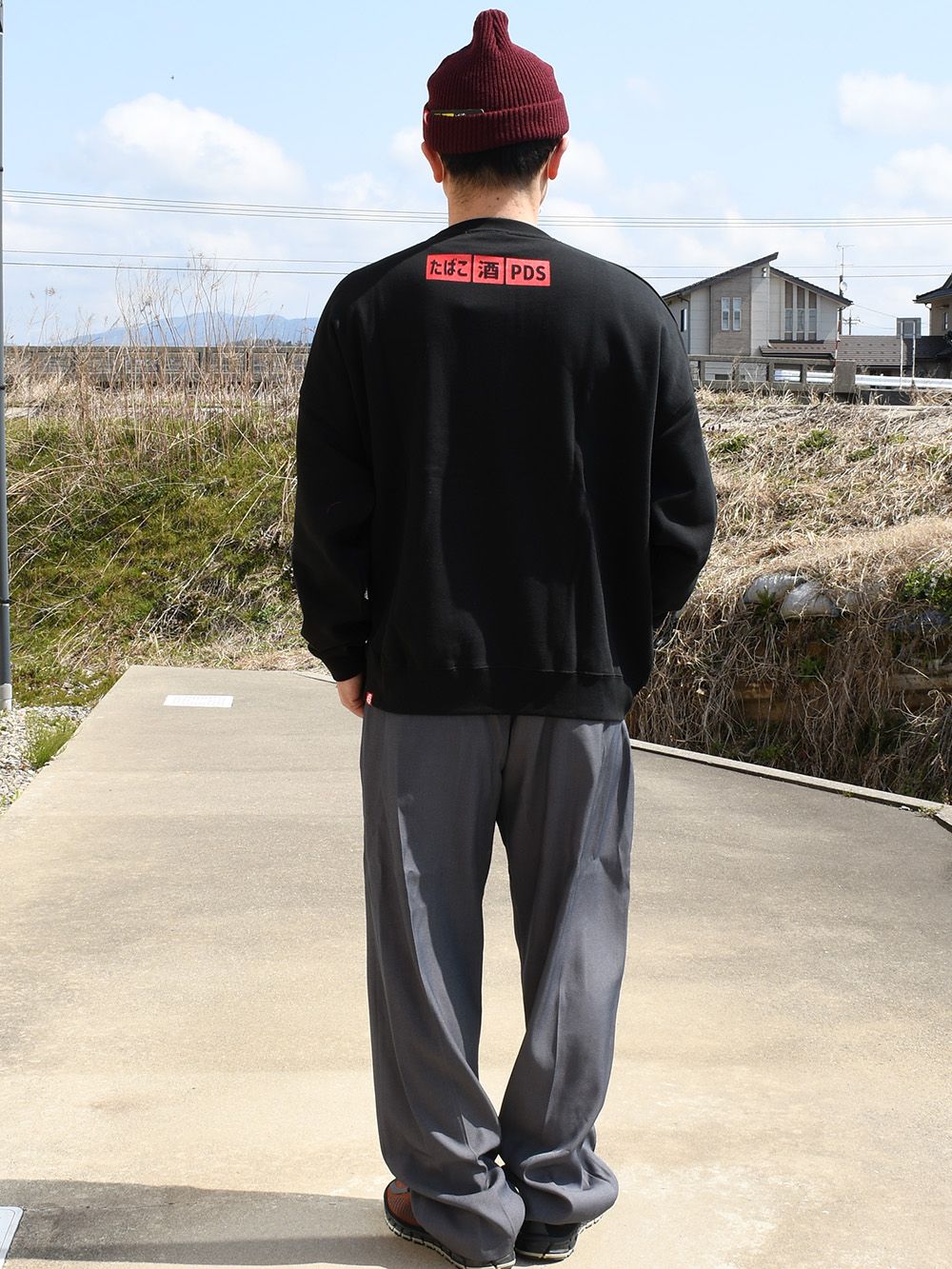 8-NINE刺繍BIGトレーナー