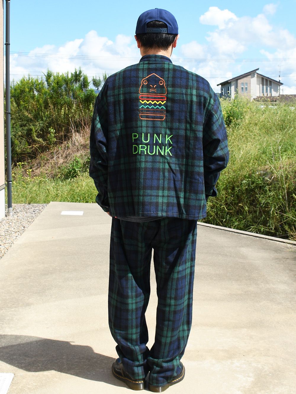鮫人チェックシェフJKT