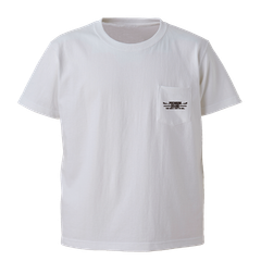 sd blur logo over size pocket tee