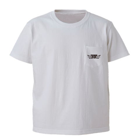 sd blur logo over size pocket tee