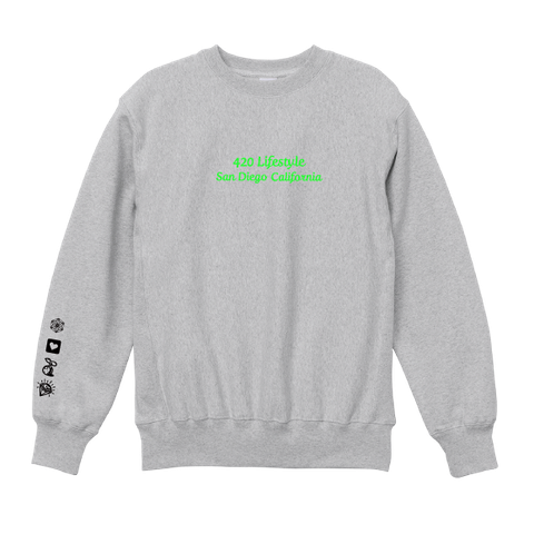 sd point of view  crew sweat 12oz