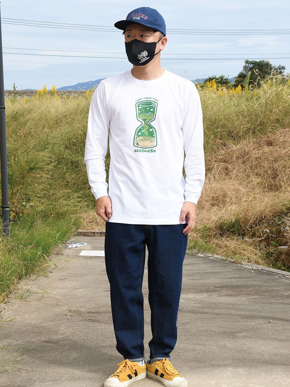 take yur time LS tee