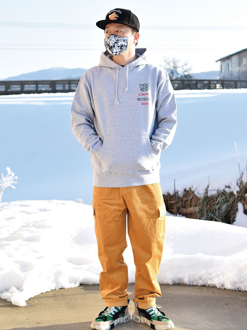 THRASHER × Keith Haring -HOODIE
