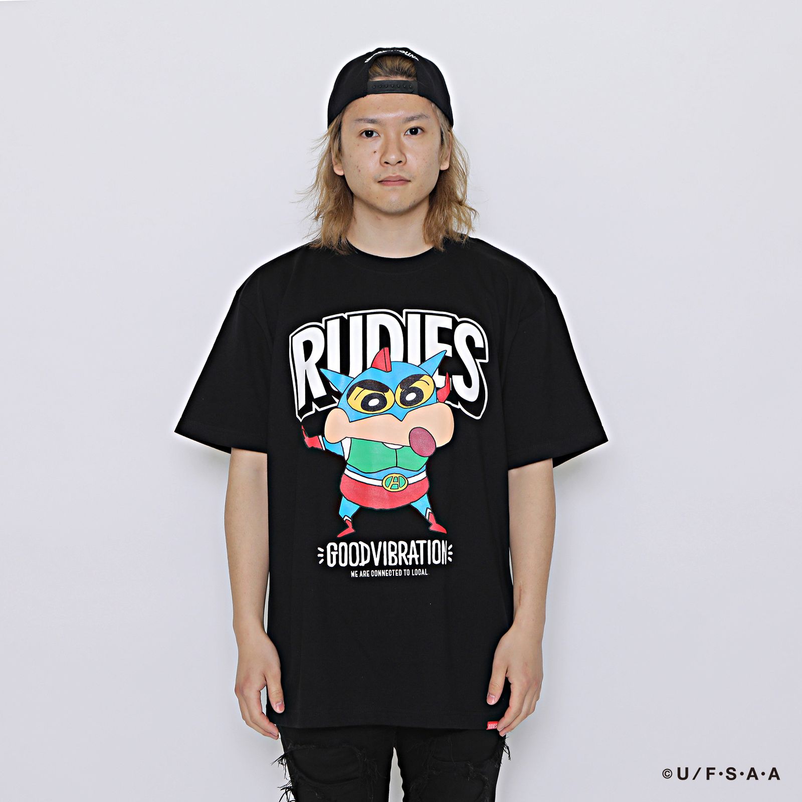RUDIE'S x CRAYON SHINCHAN ACTIONKAMEN-T
