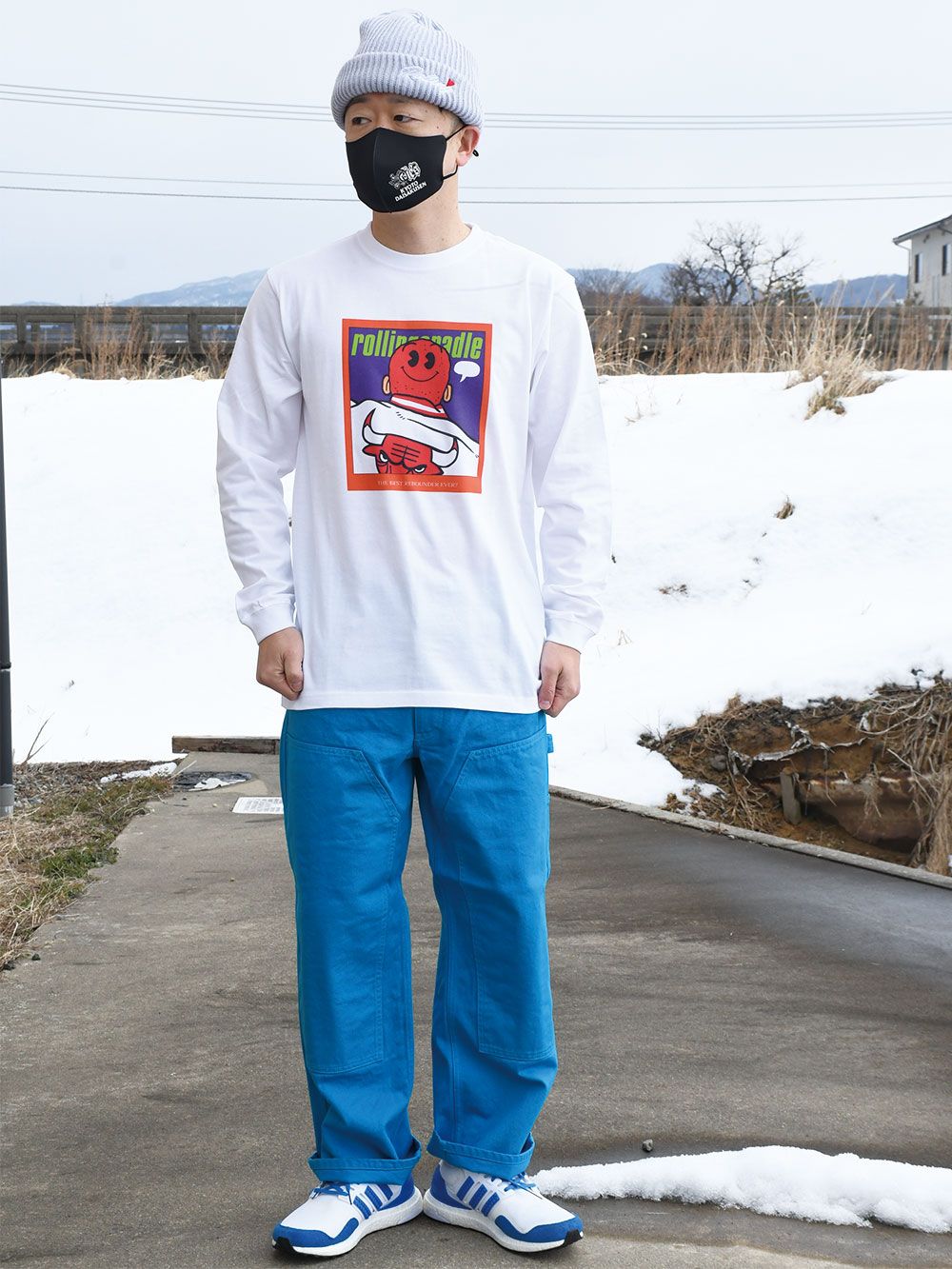 DYED PAINTER-PANTS