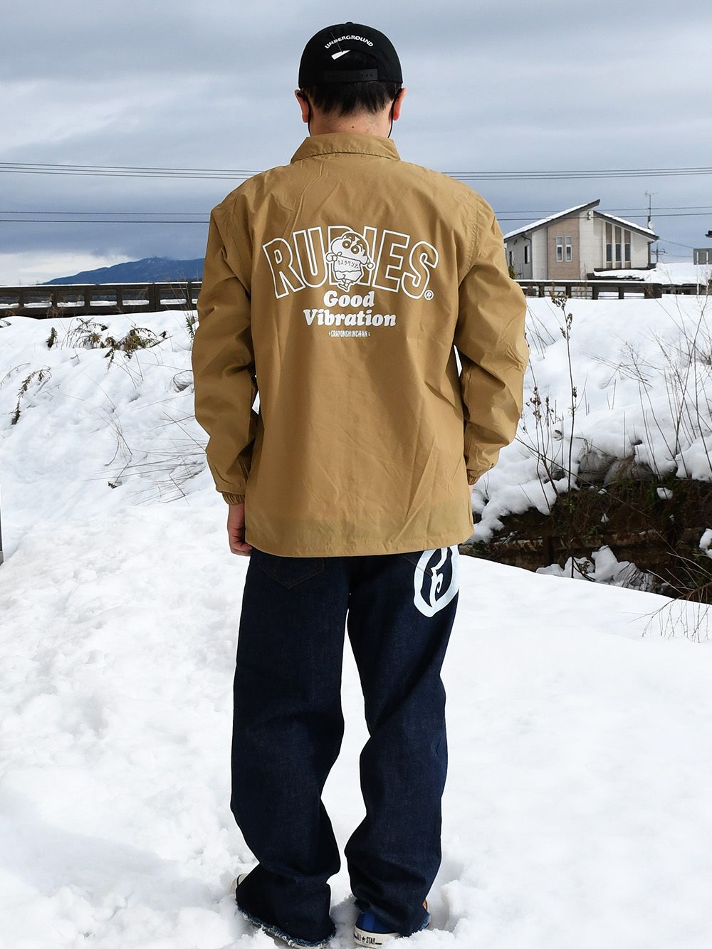 RUDIE'SxCRAYON SHINCHAN MOSH COACHJACKET