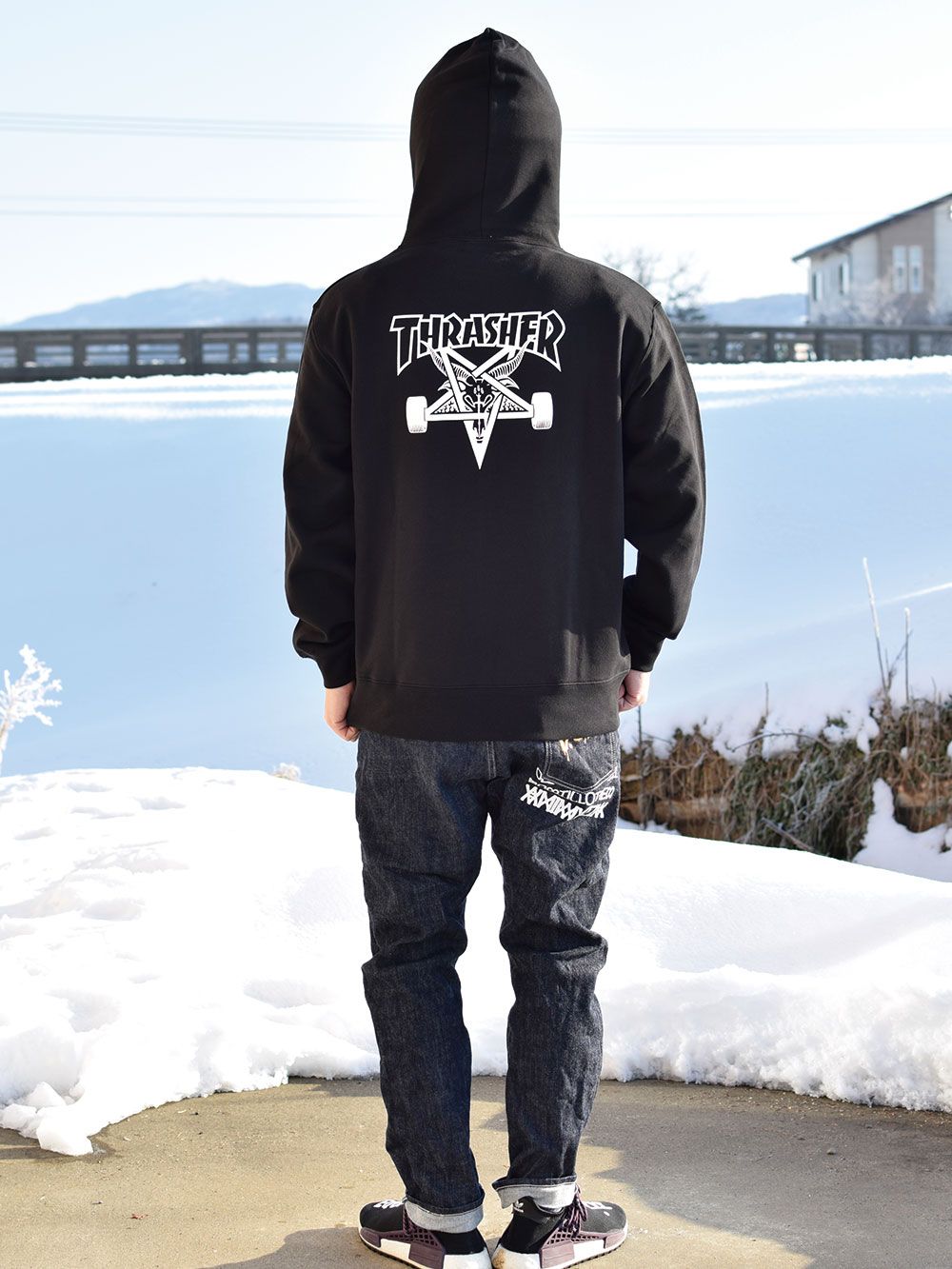THRASHER × Keith Haring -HOODIE