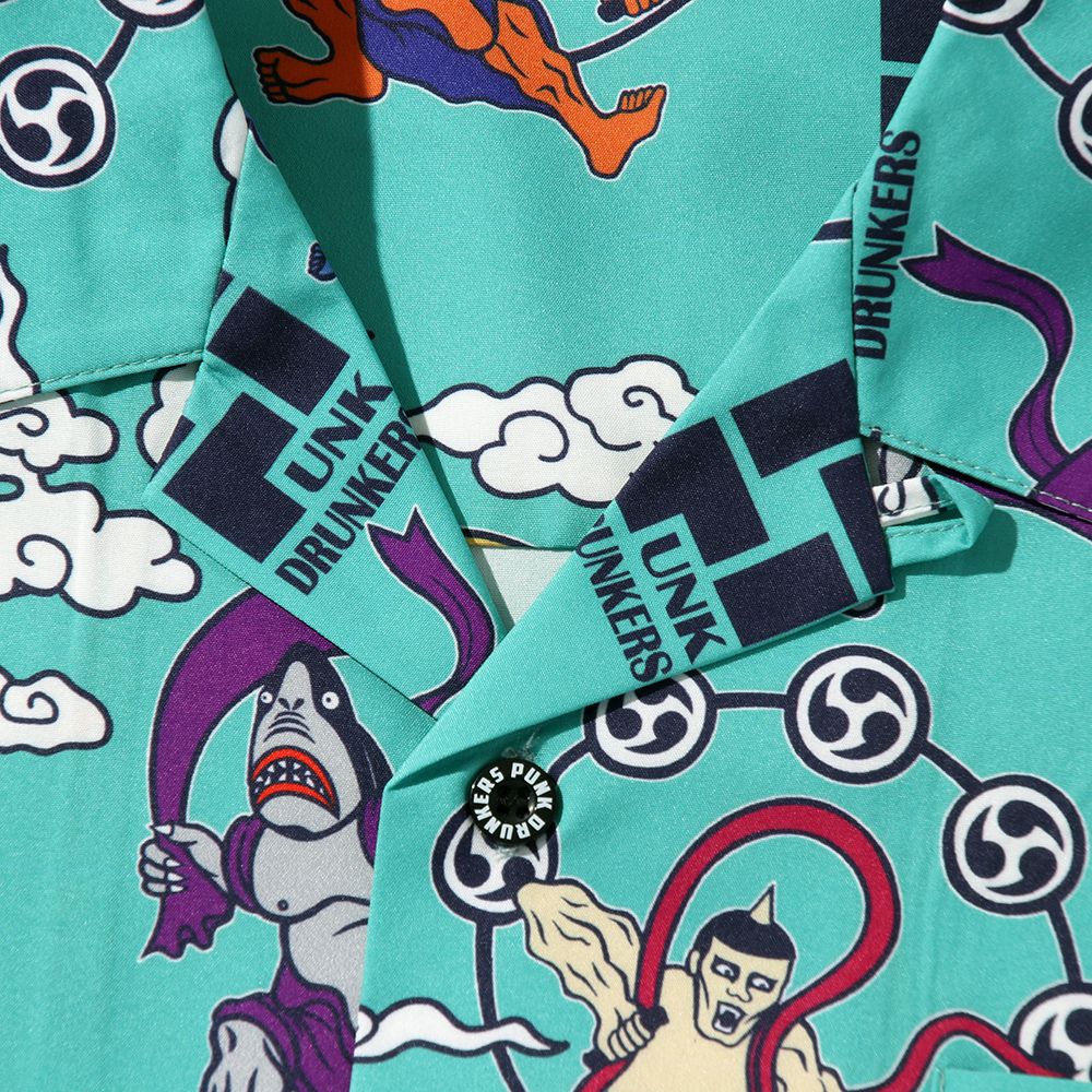 風神雷神アロハシャツ