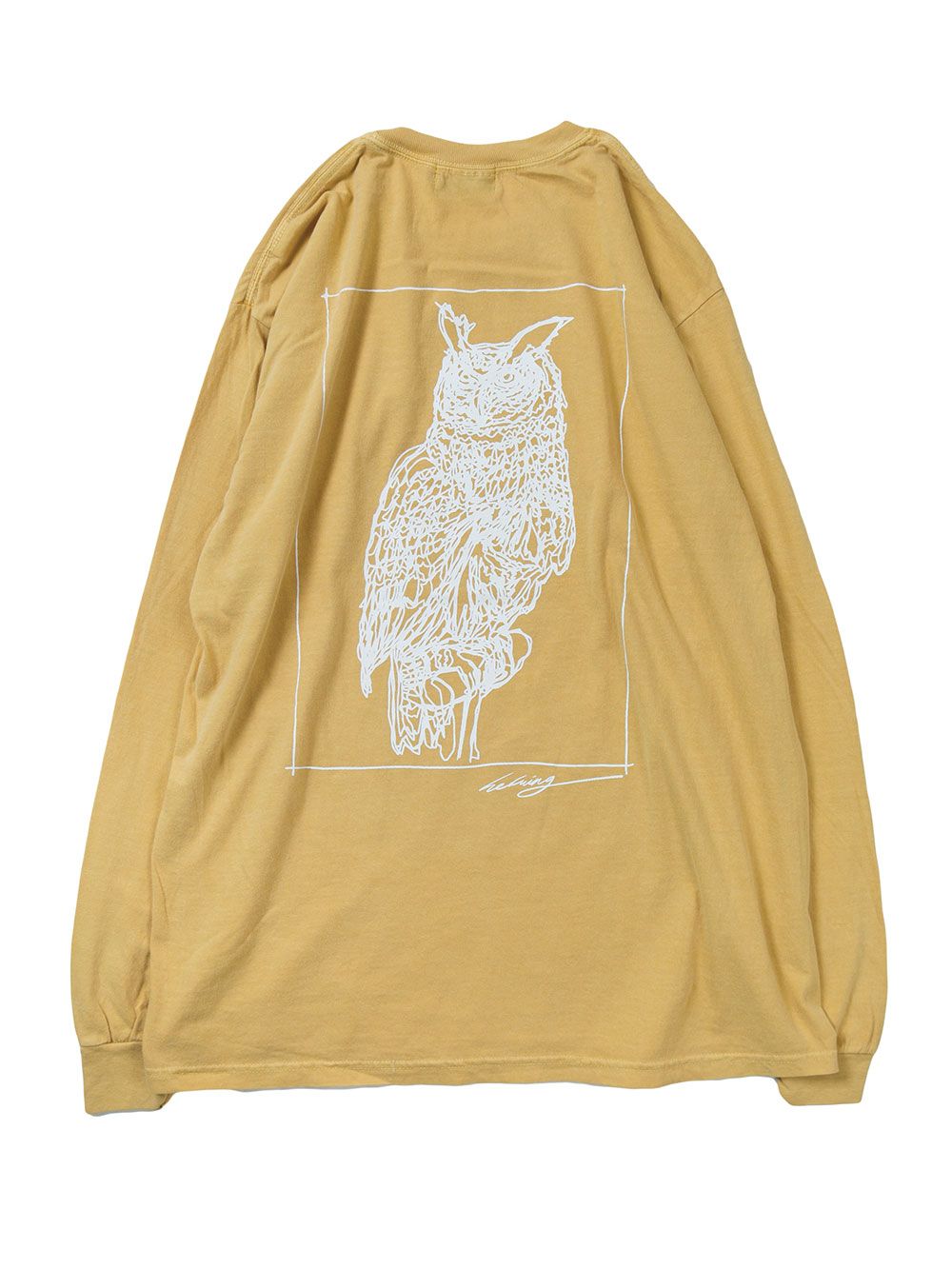One stroke owl Longsleeve T-shirt