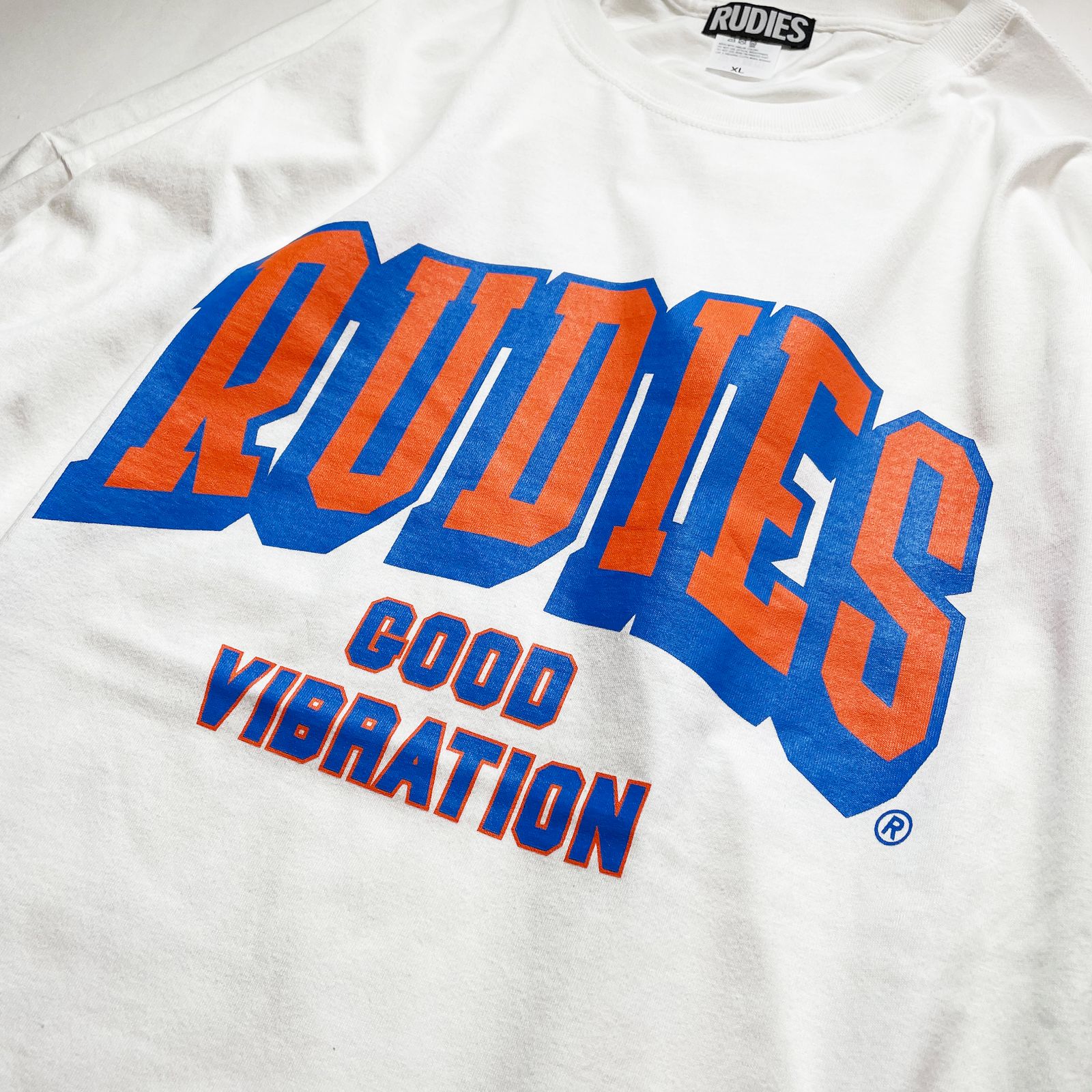 BLOCK COLLEGE BIGSILHOUETTE LS-TEE
