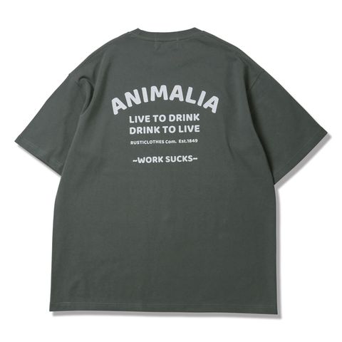 BIG SILHOUETTE HEAVEY OZ. TEE - WORK SUCKS