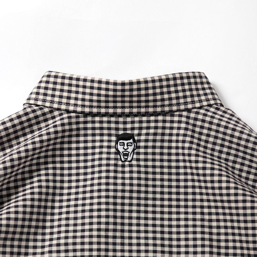 ギンガムチェックイズシャツ